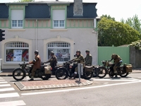 motos anglaises bsa m20 normandie 2004