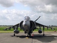 avion hawker harrier raf royal air force alignement meeting aérien coxyde 2004 (koksijde)