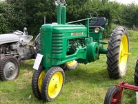 tracteur john deere row crop rétro tracto sec bois 2005