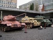 T34/85, Panzer IV et Sherman M4A3 Jumbo Musée Royal de l'Armée de Bruxelles