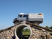 fahrt im Unimog U4000 Musée Unimog à Gaggenau