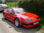 Alpine A310 Exposition de voiture à Leulinghem