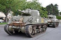 Sherman M4 normandy tank museum catz 65ème anniversaire du débarquement en Normandie