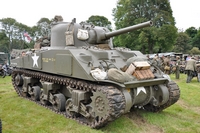 Sherman M4A4 65ème anniversaire du débarquement en Normandie
