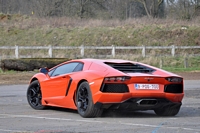 Lamborghini Aventador Esplanade de Lille, février 2013