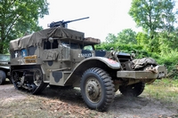 Half-Track m5a1 Tanks in Town 2013