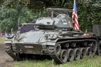 M24 Chaffee Tanks in Town 2013