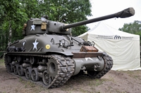 Sherman M4A1 76mm Tanks in Town 2013