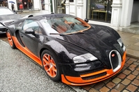 Bugatti Veyron Grand Sport Vitesse Carspotting à Hambourg, avril 2014 hamburg