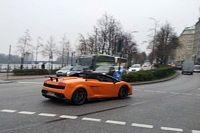 Lamborghini Gallardo LP570 SPyder Performante Carspotting à Hambourg, avril 2014 hamburg