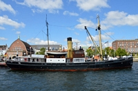 bateau à vapeur à Kiel