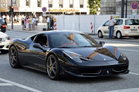 Ferrari 458 Carspotting à Hambourg, juillet 2014 Hamburg