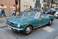 Ford Mustang convertible 1965 Carspotting à Hambourg, juillet 2014 Hamburg