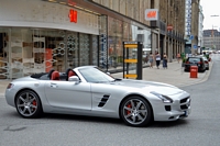 mercedes sls amg roadster Carspotting à Hambourg, juillet 2014 Hamburg