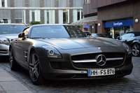 mercedes sls amg roadster Carspotting à Hambourg, juillet 2014 Hamburg