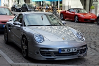 Porsche 997 turbo Carspotting à Hambourg, juillet 2014 Hamburg