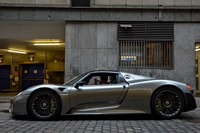 porsche 918 spyder weissach package Carspotting à Hambourg, juillet 2014 Hamburg