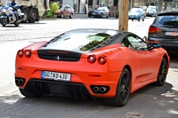 ferrari 430 Carspotting à Francfort (Frankfurt-am-Main), août 2014