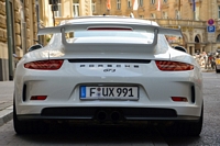 porsche 911 gt3 991 Carspotting à Francfort (Frankfurt-am-Main), août 2014