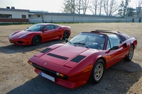 Ferrari 208 gts turbo cars & coffee paris avril 2015