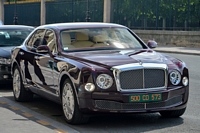Bentley Mulsanne Jubilee Edition carspotting paris mai 2015