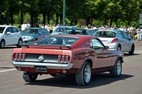 ford mustang sportsroof 69 rassemblement mensuel vincennes en anciennes au château de vincennes, mai 2015