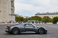 Porsche 918 Spyder Carspotting à Paris, juillet 2015