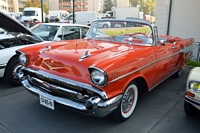 Chevrolet Bel Air 57 Rassemblement mensuel de Vincennes en anciennes, octobre 2015