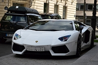 Lamborghini Aventador Carspotting à Paris 2016