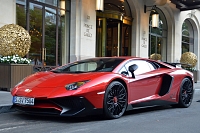 Lamborghini Aventador LP-750-4 SV Carspotting à Paris 2016