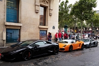 Lamborghini Huracan, Gallardo et Aventador Carspotting à Paris 2016
