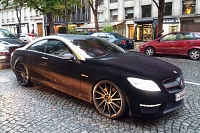 velvet Mercedes-Benz CL63 AMG Carspotting à Paris 2016