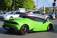 green Lamborghini Huracan Spyder Tour Auto 2017