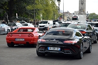 Mercedes AMG GT et Ferrari 355 Tour Auto 2017