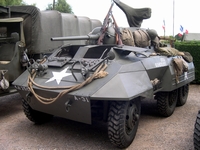ford m8 armored car Collectionneurs de véhicules militaires de la vallée de la Lys CVMVL boeschepe 2005