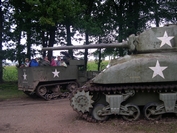 tour en Half-Track Musée de la résistance bretonne de Saint-Marcel