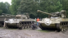 M18 Hellcat Tanks in Town 2006