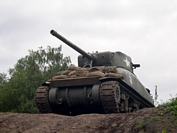 Sherman M4A1 76mm Combat Camel Musée royal de l'Armée Tanks in Town 2006