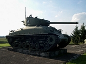 Sherman M4A1 HVSS casemate d'Esch Vacances d'été en Alsace
