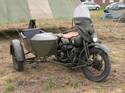 Harley-Davidson WLA side-car Souchez 2007