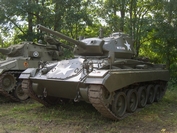 M24 Chaffee avec ses jupes de protection Tanks in Town 2008