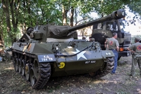 M18 Hellcat Tanks in town 2009