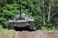 M47 Patton Tanks in town 2009