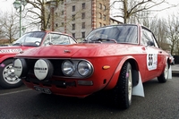 lancia fulvia rallye neige et glace 2014 départ de sochaux