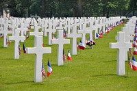 cimetière américain de Colleville-sur-mer 70ème anniversaire du débarquement en Normandie