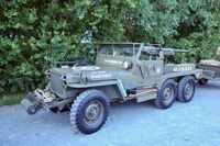 Jeep 6x6 37mm gun 70ème anniversaire du débarquement en Normandie