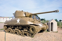 Sherman M4A1 HVSS Utah Beach 70ème anniversaire du débarquement en Normandie