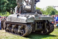Sherman M4A1 Grizzly Christian Dours 70ème anniversaire du débarquement en Normandie
