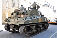 Sherman M4A4 T Claude Huet Isigny-sur-Mer 70ème anniversaire du débarquement en Normandie
