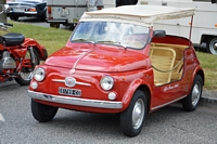 Fiat 500 des plages Oldtimermeile City Nord 2014 Hambourg Hamburg